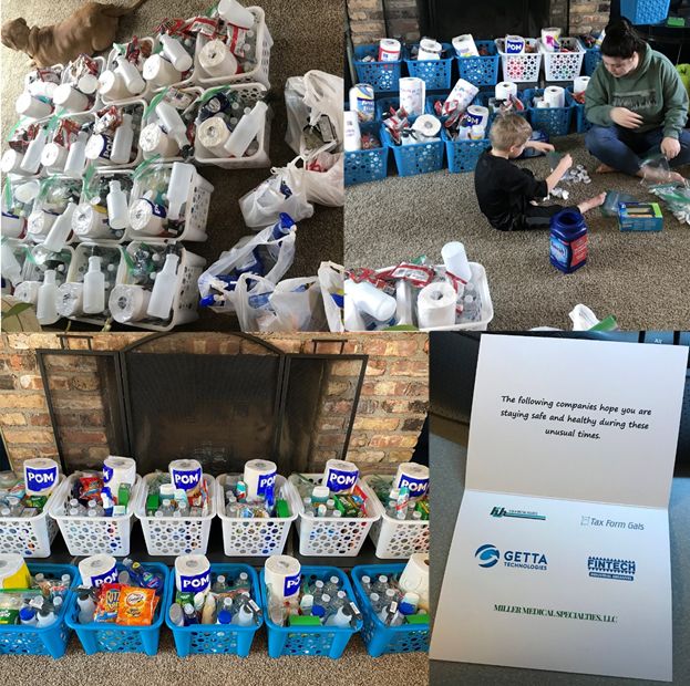 COVID-19 care packages from Fintech and local businesses
